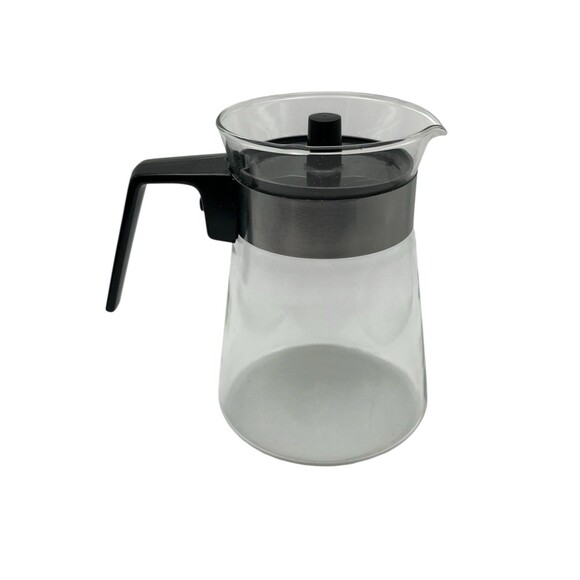 Vintage Pyrex 4 Cup Glass Carafe Coffee Pot With Lid And Manual Made In USA - Picture 2 of 4